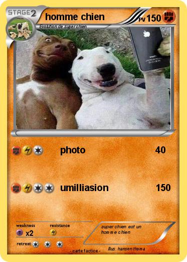 Pokemon homme chien
