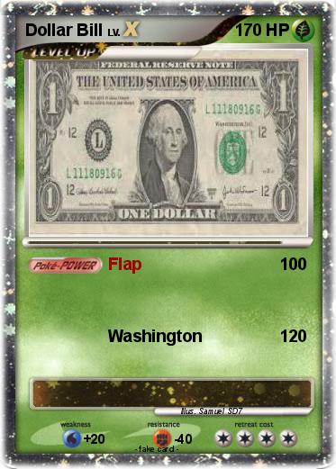 Pokemon Dollar Bill