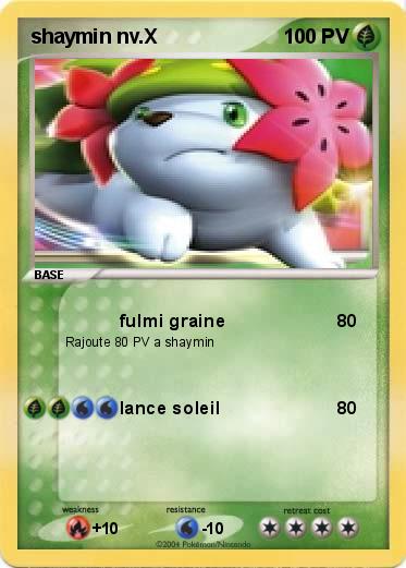 Pokemon shaymin nv.X