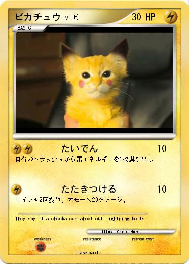 Pokemon ピカチュウ