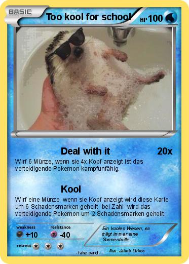 Pokemon Too kool for school