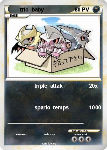 Pokemon trio  baby