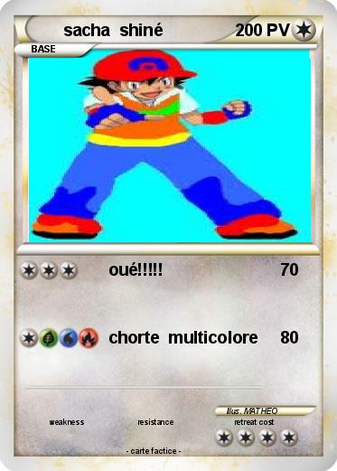 Pokemon sacha  shiné