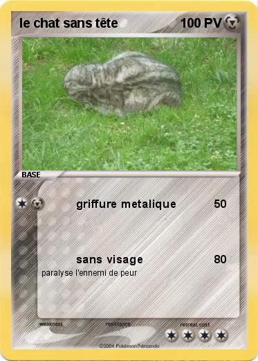 Pokemon le chat sans tête