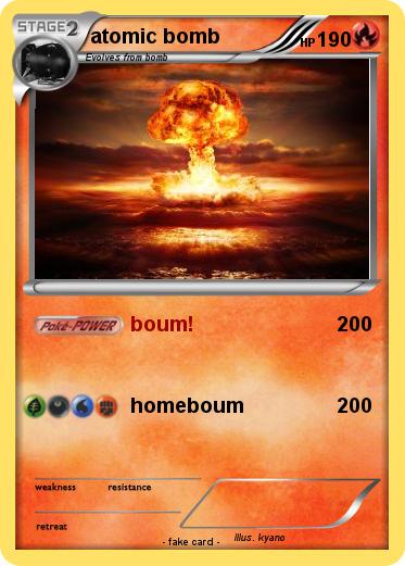 Pokemon atomic bomb