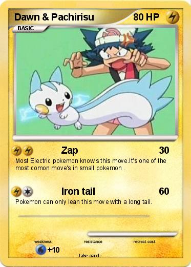 Pokemon Dawn & Pachirisu