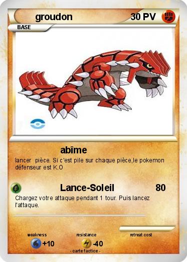 Pokemon groudon