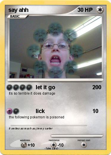 Pokemon say ahh