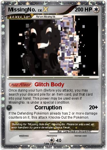 Pokemon MissingNo.
