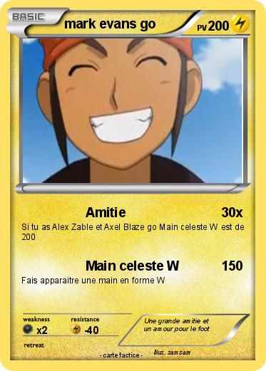 Pokemon mark evans go