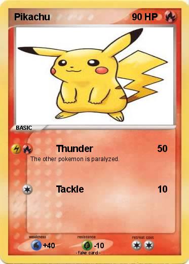 Pokemon Pikachu