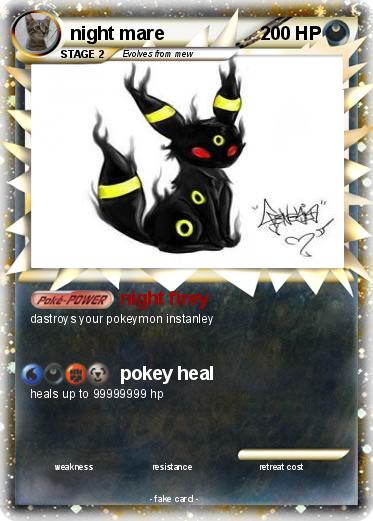 Pokemon night mare