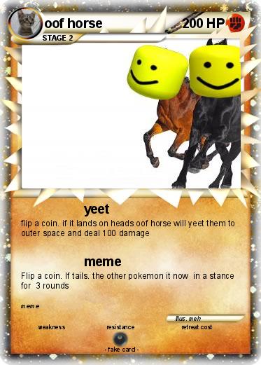 Pokemon oof horse