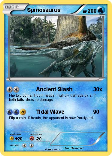 Pokemon Spinosaurus