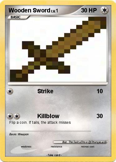 Pokemon Wooden Sword