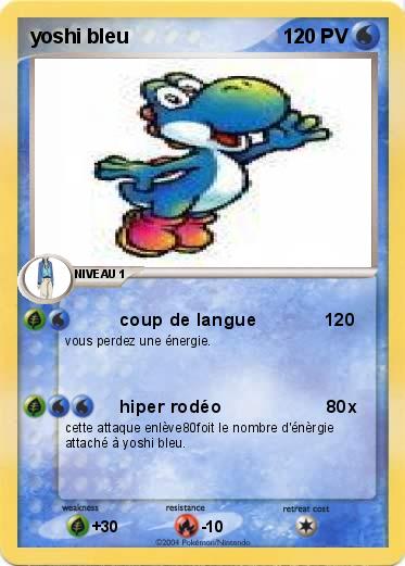 Pokemon yoshi bleu