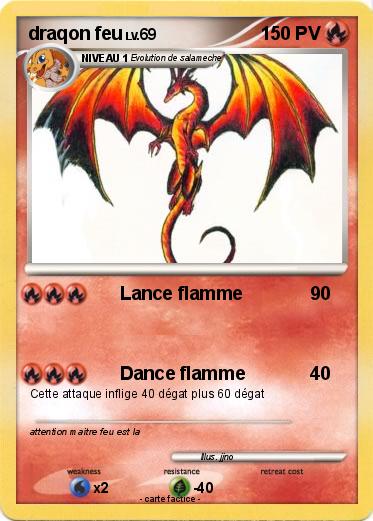 Pokemon draqon feu