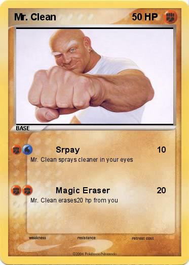 Pokemon Mr. Clean