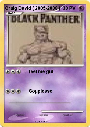 Pokemon Craig David ( 2005-2008 )