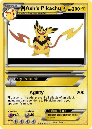 Pokemon Ash's Pikachu