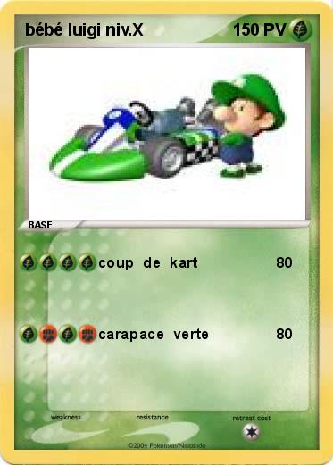 Pokemon bébé luigi niv.X