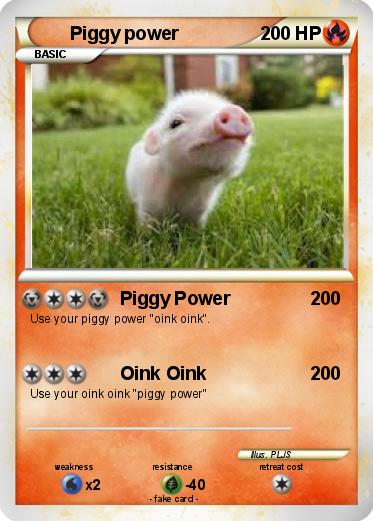 Pokemon Piggy power