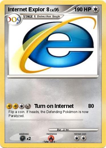 Pokemon Internet Explor 8