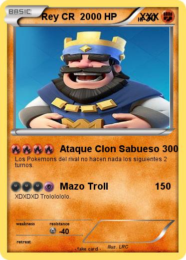 Pokemon Rey CR  2000 HP         XXX