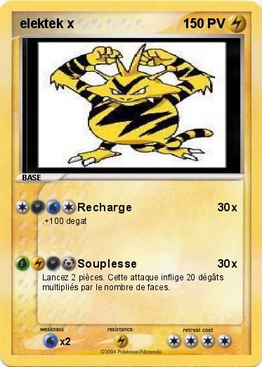 Pokemon elektek x