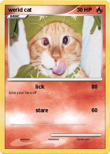 Pokemon werid cat