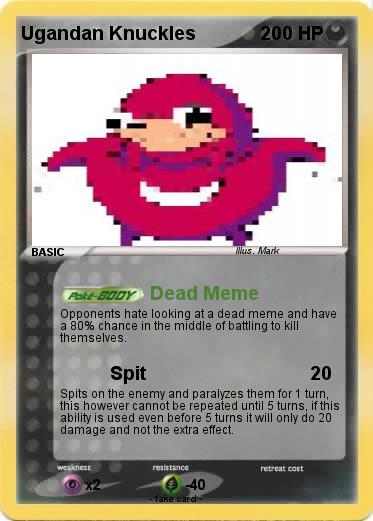 Pokemon Ugandan Knuckles
