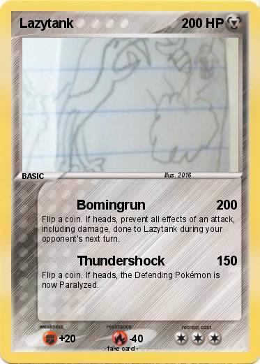 Pokemon Lazytank