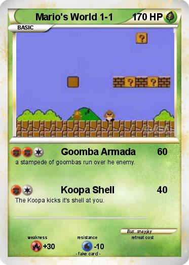 Pokemon Mario's World 1-1