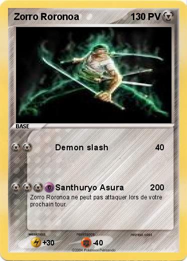 Pokemon Zorro Roronoa