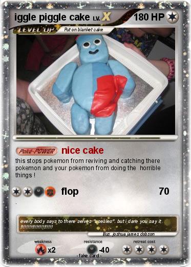 Pokemon iggle piggle cake