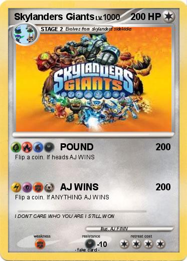 Pokemon Skylanders Giants