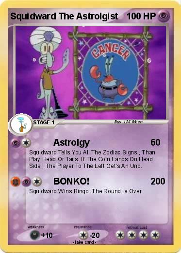 Pokemon Squidward The Astrolgist