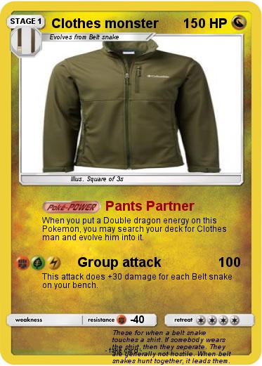 Pokemon Clothes monster