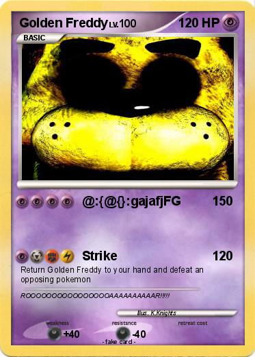 Pokemon Golden Freddy