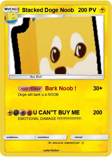 Pokemon Stacked Doge Noob