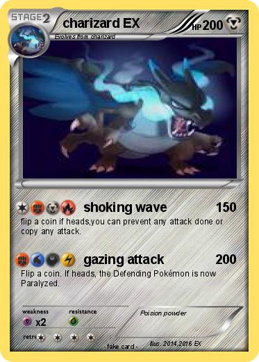 Pokemon charizard EX