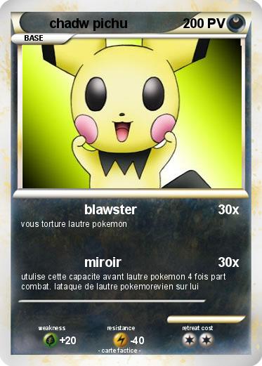 Pokemon chadw pichu