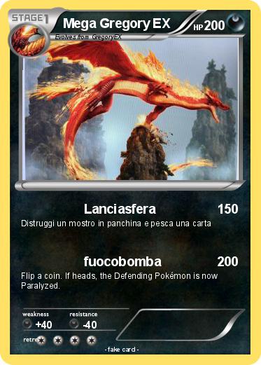 Pokemon Mega Gregory EX