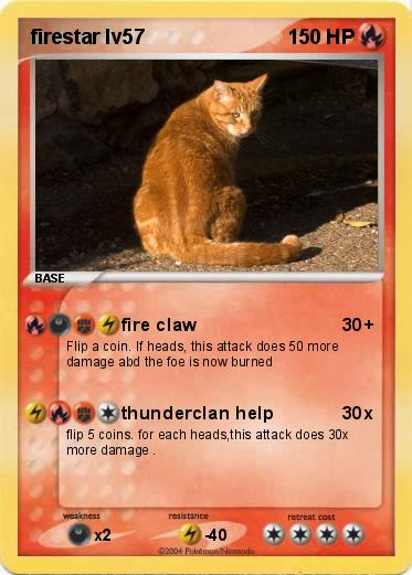 Pokemon firestar lv57