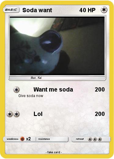 Pokemon Soda want
