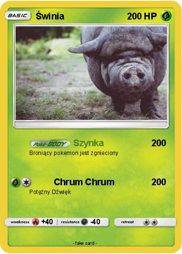 Pokemon Świnia