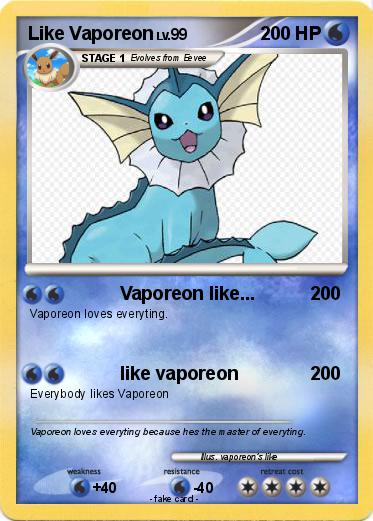 Pokemon Like Vaporeon
