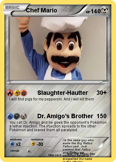 Pokemon Chef Mario