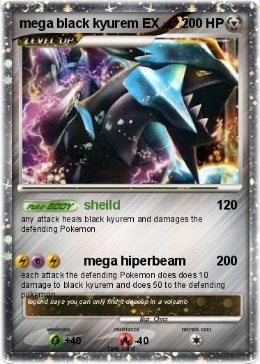 Pokemon mega black kyurem EX