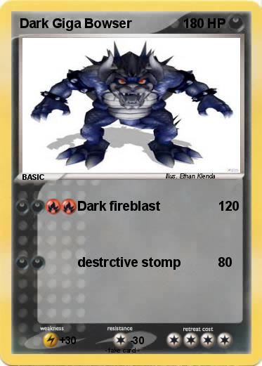 Pokemon Dark Giga Bowser